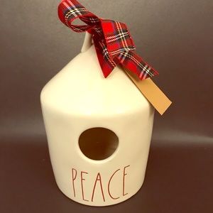 Rae Dunn Peace Birdhouse